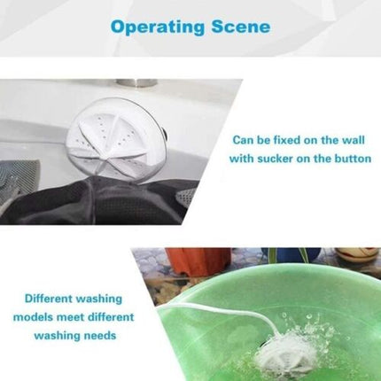 Portable Washing Machine for Travel and Dorm, Mini Washing Machine for Small Loads – image 8