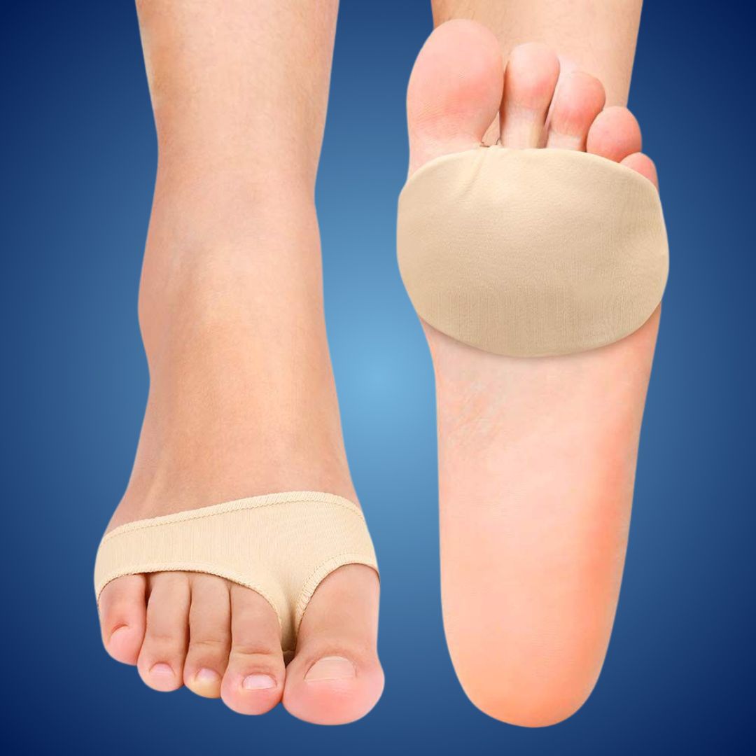 Tuzwa Metatarsal Gel Pads – 10mm Ball of Foot Cushions for Forefoot Support, Pressure Relief & All-Day Shoe Comfort