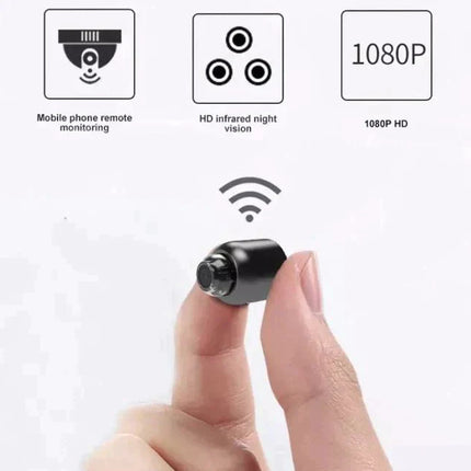 Nanny Cam with Two Way Audio, Small Wireless Indoor Camera for Baby, Pet and Office