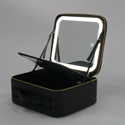 Makeup Bags with LED Light and Mirror, Vanity Bag with Makeup Pouch – image 7
