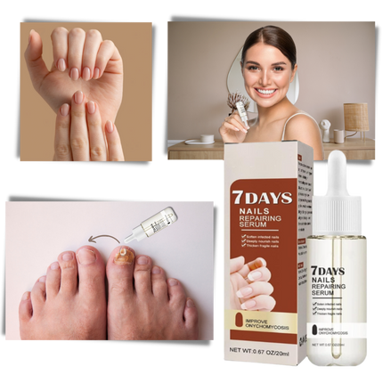 Nail Repair Essence, Nail Strengthener for Brittle Nails, Nail Moisturizer Serum for Hands and Feet