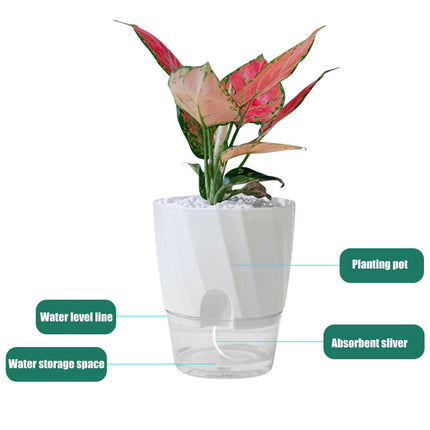Indoor Planter with Self Watering Reservoir, Succulent Pot – image 7