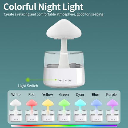 Essential Oil Diffuser, Rain Cloud Humidifier for Bedroom – image 7