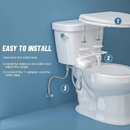 Bidet Attachment for Toilet Seat, Adjustable Pressure Memory – image 5