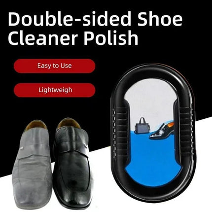 Shoe Polisher Dual Sponge, Quick Shine Shoe Polish Sponge for Bags and Car