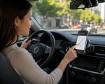 Tuzwa Magnetic Car Phone Mount | Universal Air Vent Phone Holder with Strong Magnetic Grip for iPhone, Samsung & Android