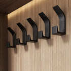Adhesive Wall Hooks for Coats 5 Pack, Self Adhesive Coat Hooks for Jackets, Waterproof Adhesive Hooks No Drill
