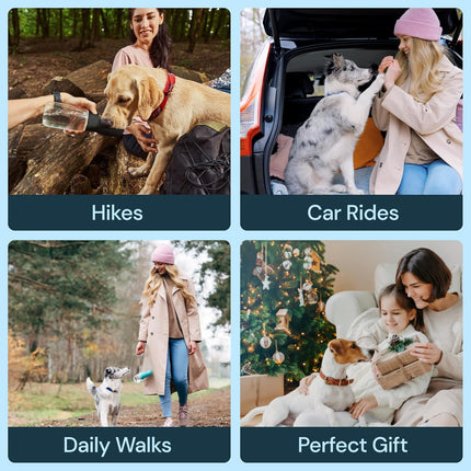 Portable Dog Water Bottle with Bowl – image 9