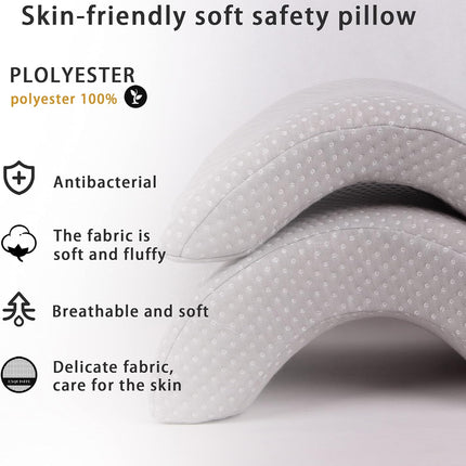 Arm Pillow for Couples, U Shaped Pillow with Memory Foam Core for Sleeping Without Arm Numbness – image 4