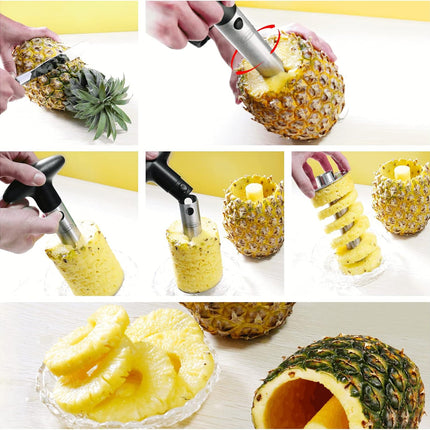 Fruit Slicer and Kitchen Gadget for Rings, Pineapple Corer Slicer – image 6