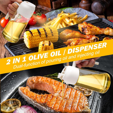 Glass Olive Oil Dispenser with Pour Spout – image 4
