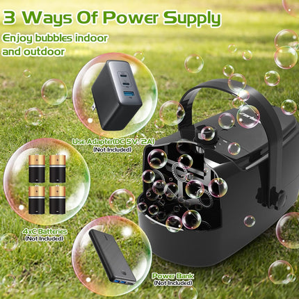 Portable Bubble Machine for Kids and Pets, Automatic Bubble Machine for Parties – image 6