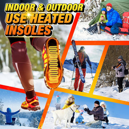 Rechargeable Heated Insoles, Trim to Fit Foot Warmers – image 6