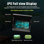 Tuzwa Underwater Fishing Camera – 4.3" LCD Fish Viewing System, 98FT Cable, Night Vision, 5000mAh Battery, Depth & Temperature Display