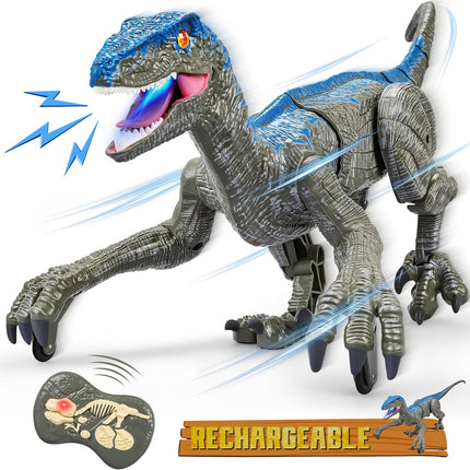 Remote Control Velociraptor with Roaring Sound