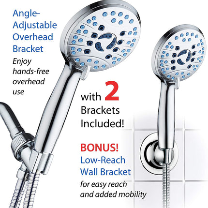 Handheld Shower Head with Hose, Shower Head for Low Water Pressure