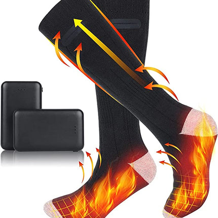 Heated Socks for Men and Women, Rechargeable Heated Socks with 3 Heat Settings