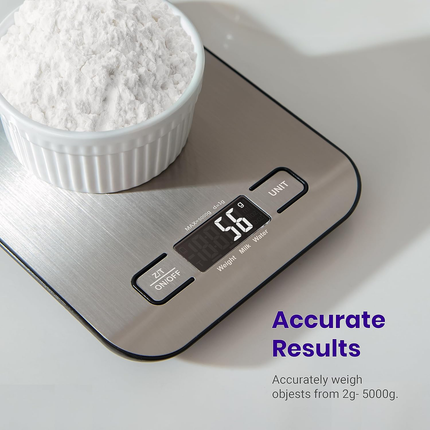 Digital Food Scale, Digital Kitchen Scale with Backlit LCD Display – image 4