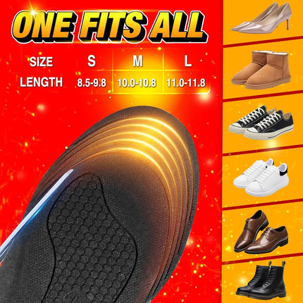 Rechargeable Heated Insoles, Foot Warmers for Winter Sports – image 4