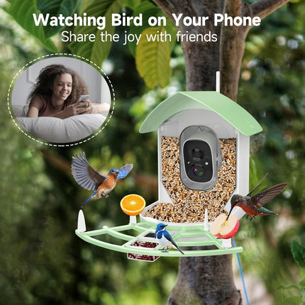 Bird Feeder with Camera, Smart Bird Feeder Camera with AI Species Recognition – image 6