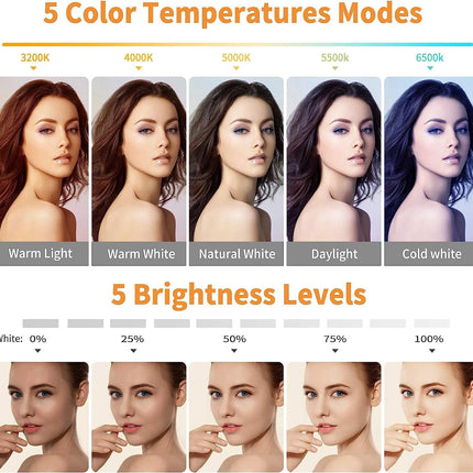 Ring Lights, Clip on Ring Light for Laptop with 64 Lamp Beads – image 5