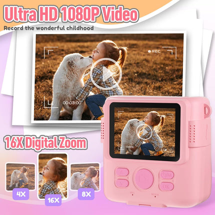 Kids Camera Instant Print, Camera That Prints Photos with 1080P Video – image 6