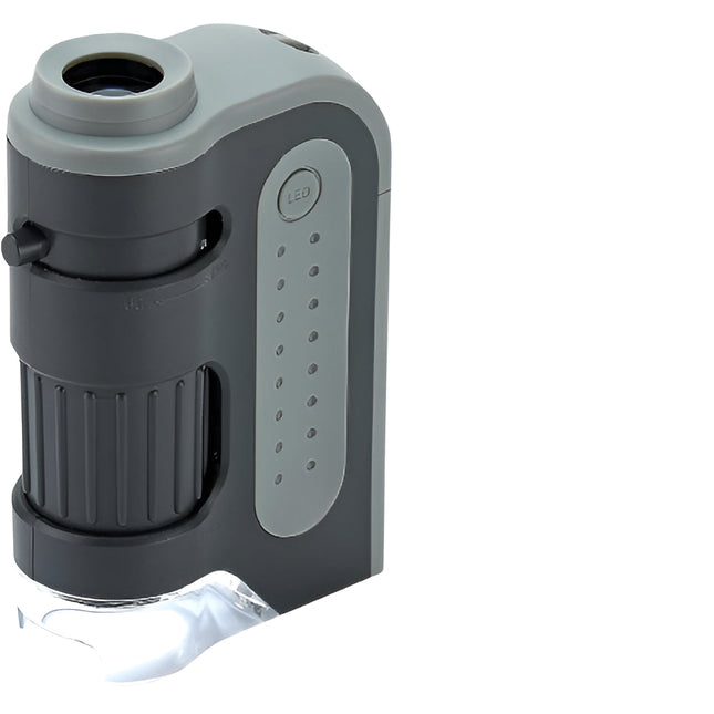 Pocket Microscope with LED Light, Handheld Portable Microscope with 60x to 120x Zoom, Mini Optical Microscope