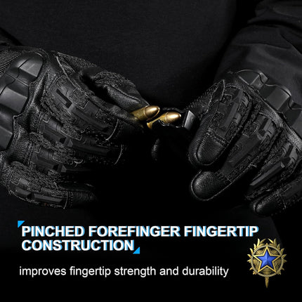 Tactical Gloves with Reinforced Palms, Work Gloves with Touch Screen Fingers – image 6