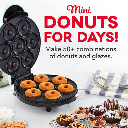 Mini Donut Maker Machine, Donut Maker with Non Stick Plates