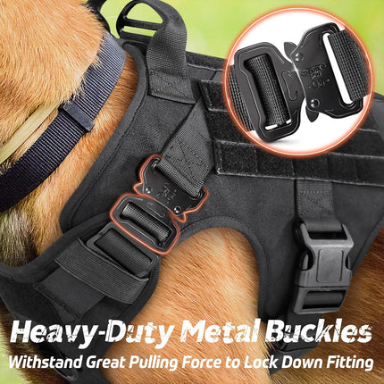 No Pull Dog Harness, Tactical Dog Harness with Handle – image 6