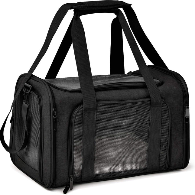 Cat and Dog Carrier Bag, Airline Approved Dog Carrier for Small Dogs and Cats up to 15 lbs, Soft Sided Pet Carrier