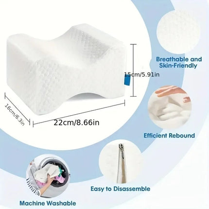 Knee Pillow for Side Sleepers, Memory Foam Leg Pillow for Side Sleepers – image 4