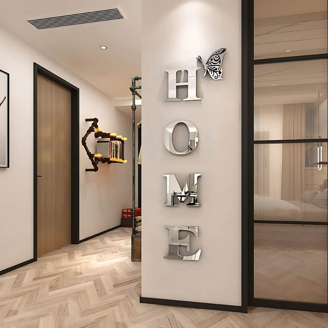 Acrylic Mirror Wall Decal for Entryway Decor – image 2