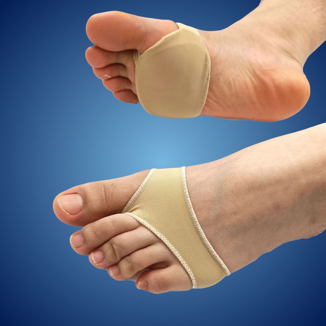 Tuzwa Metatarsal Gel Pads – 10mm Ball of Foot Cushions for Forefoot Support, Pressure Relief & All-Day Shoe Comfort