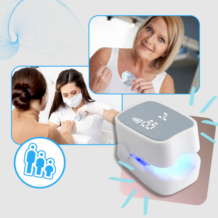 Cold Laser Therapy Device for Nail Fungus, Painless Home Laser Device with Blue Light and Pulsed Mode for Toenails, Cold (3)