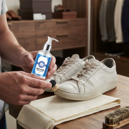 Shoe Cleaner Whitening Gel for Sneakers, White Shoe Cleaner and Stain Remover, Leather Cleaner for Suede Shoes