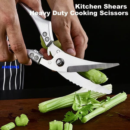 Chicken Shears for Meat and Bones, Heavy Duty Kitchen Shears – image 4