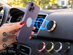 Tuzwa Universal Magnetic Car Phone Mount | Dashboard & Windshield Holder with Powerful Magnetic Grip for iPhone, Samsung, Xiaomi & Android