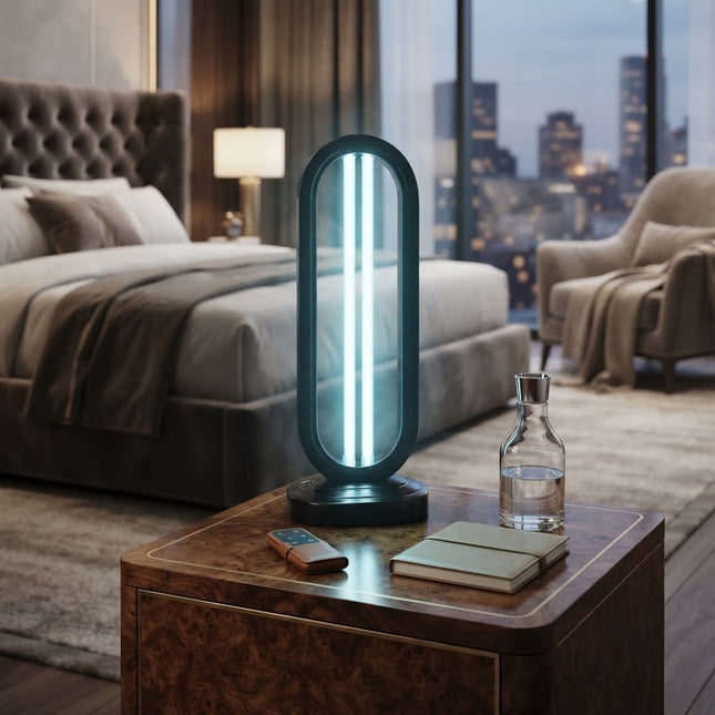 UV Light with Remote and 3 Timer Modes, Plug In UV Lamp for Mattress and Carpet, UV Sterilizer Bulb