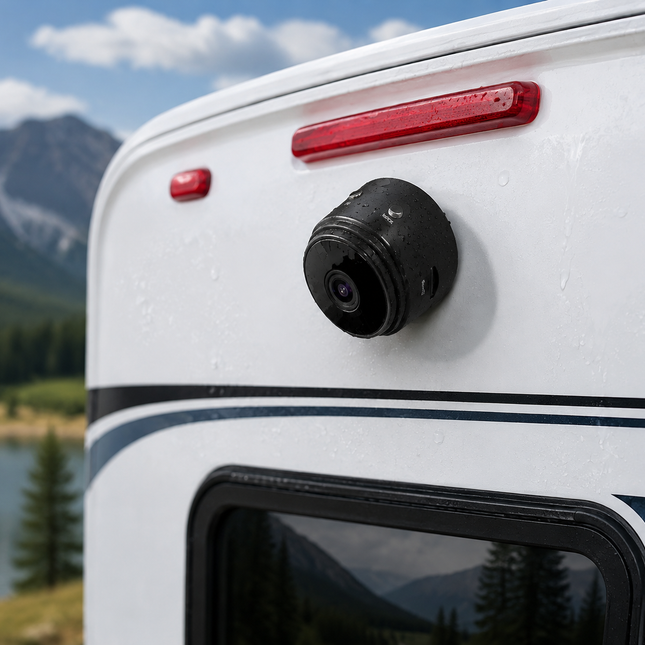 RV Backup Camera Wireless, Magnetic Backup Camera for Camper and Trailer, 720P Waterproof Reversing Camera