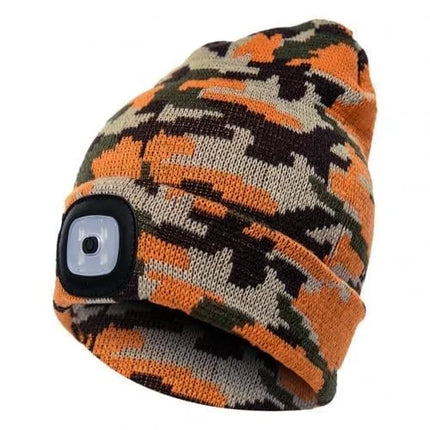 LED Beanie with Light, Rechargeable Winter Hat with Hands Free Flashlight – image 5