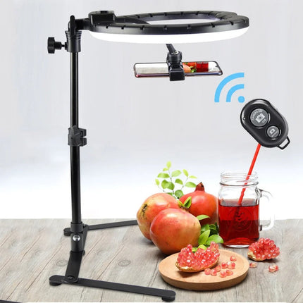 Ring Lights with Phone Tripod Stand and Holder, LED Ring Light for Phone, Selfie and Makeup Ring Light for Video