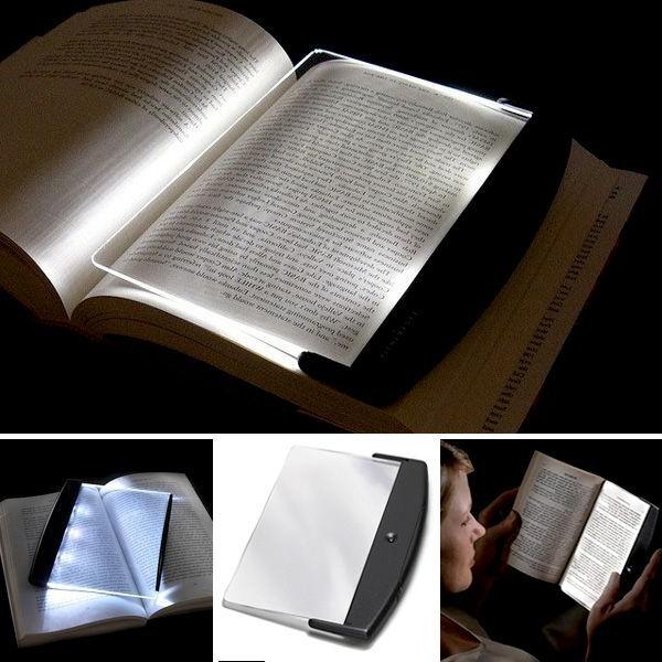 Book Light for Reading in Bed, Rechargeable Reading Light with Bookmark