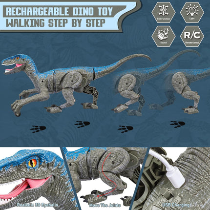 Remote Control Dinosaur Toy Velociraptor – image 5