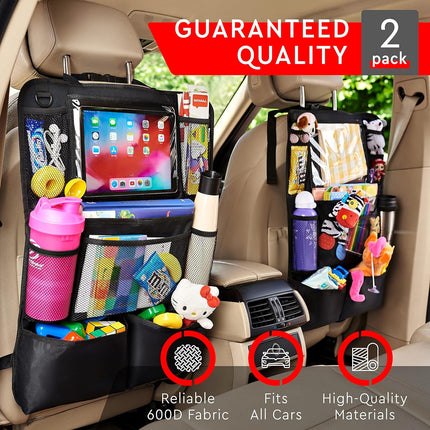Car Organizer 2 Pack, Back Seat Organizer
