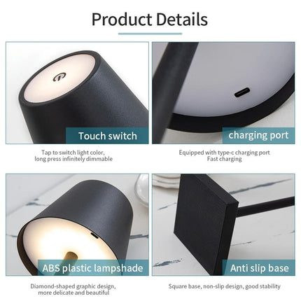 Rechargeable Bedside Lamp with Clip and Gooseneck – image 6