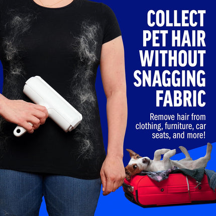 Reusable Lint Roller for Pet Hair, Electrostatic Pet Hair Remover Tool