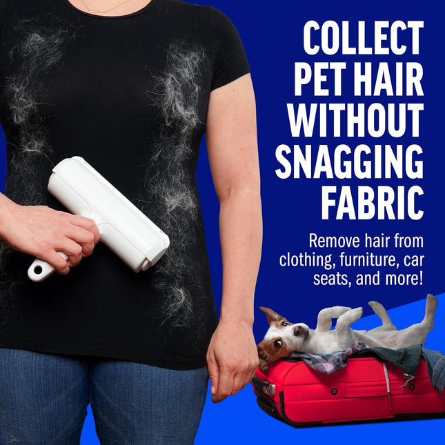 Reusable Lint Roller for Pet Hair, Electrostatic Pet Hair Remover Tool