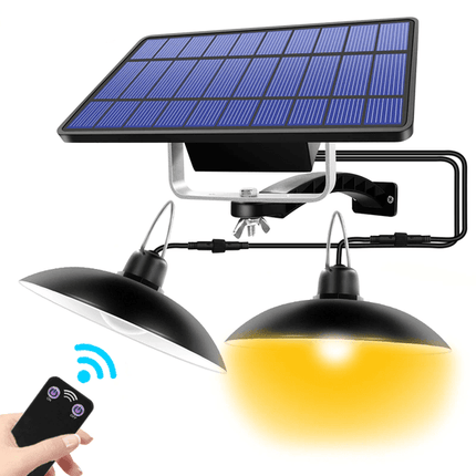 Pendant Light, Solar Barn Light and Dimmable Led Pendant Lamp for Garage Use