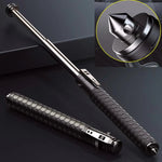 Tuzwa Telescopic Walking Stick – Collapsible Alloy Steel Hiking Stick with Ergonomic Anti-Slip Grip, 15–54 Inch Portable Design